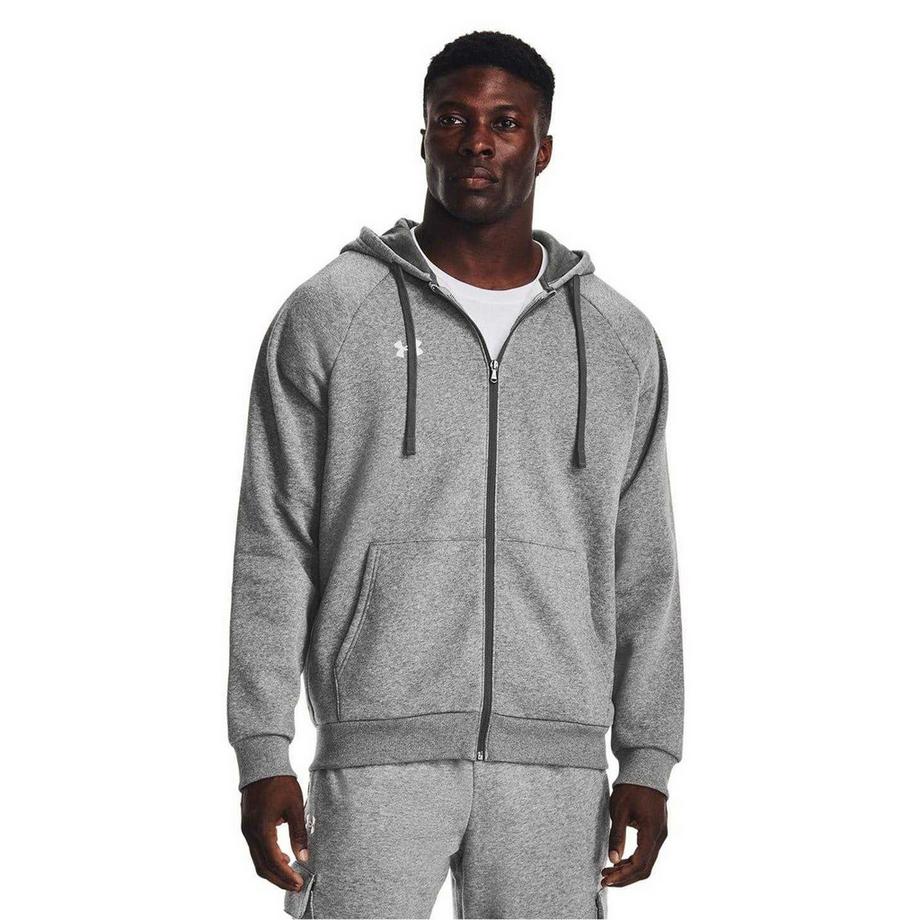 UNDER ARMOUR Felpa con Cappuccio Rival con Cerniera Intera  
