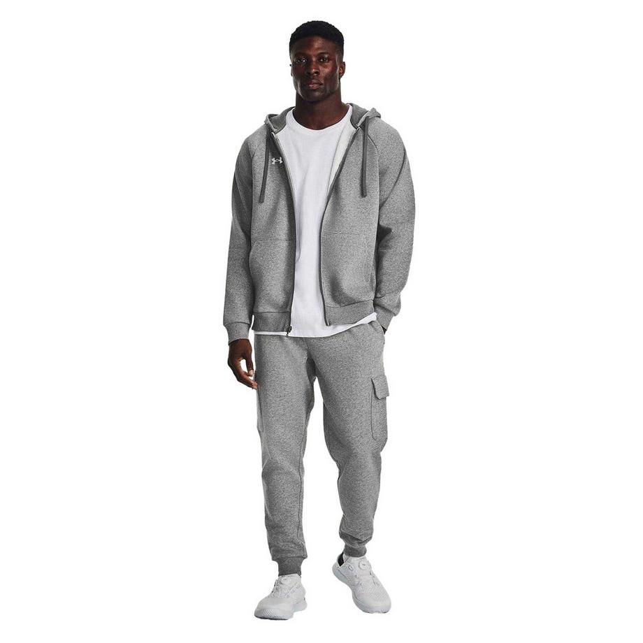 UNDER ARMOUR Felpa con Cappuccio Rival con Cerniera Intera  