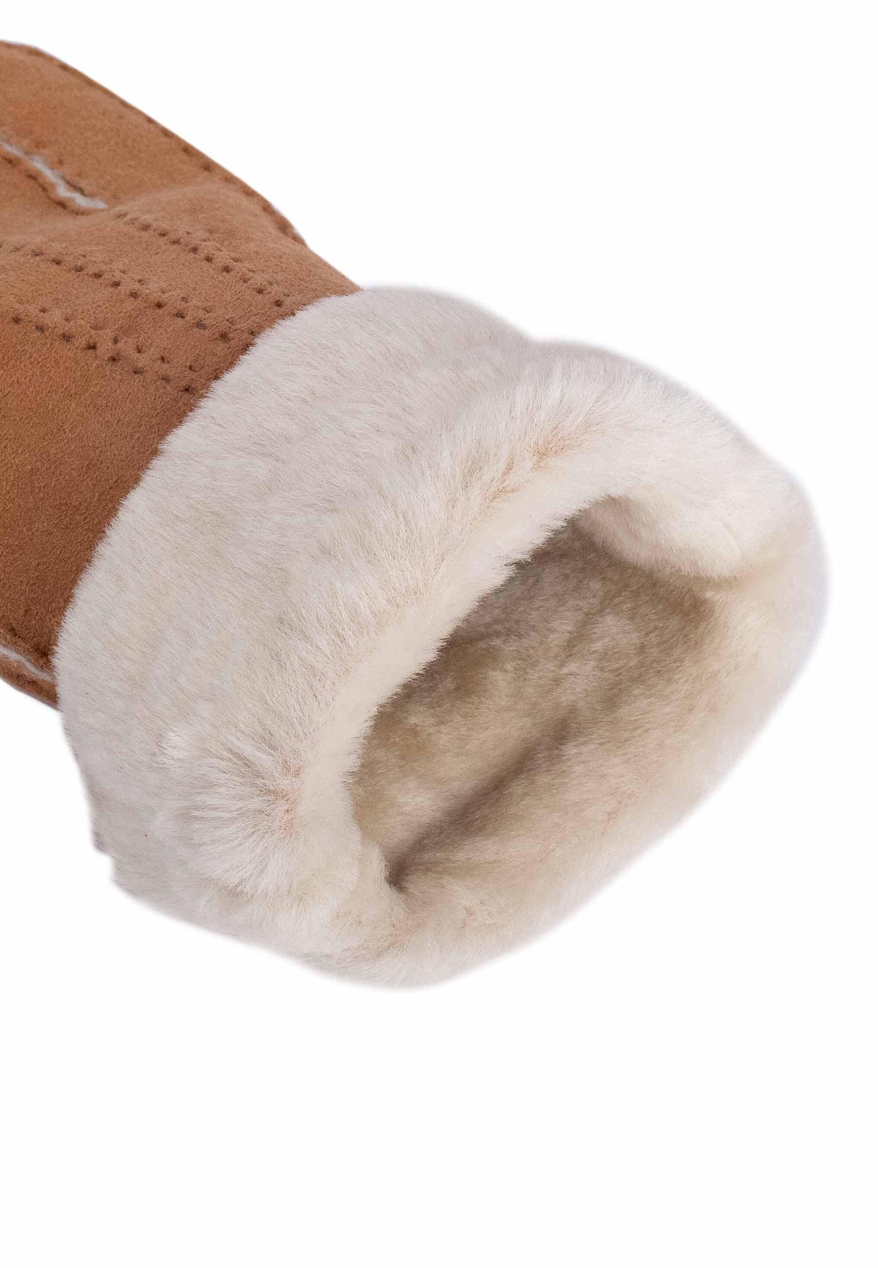 KESSLER  Handgenähte Handschuhe "ILVY" aus Merino - Lammfell 