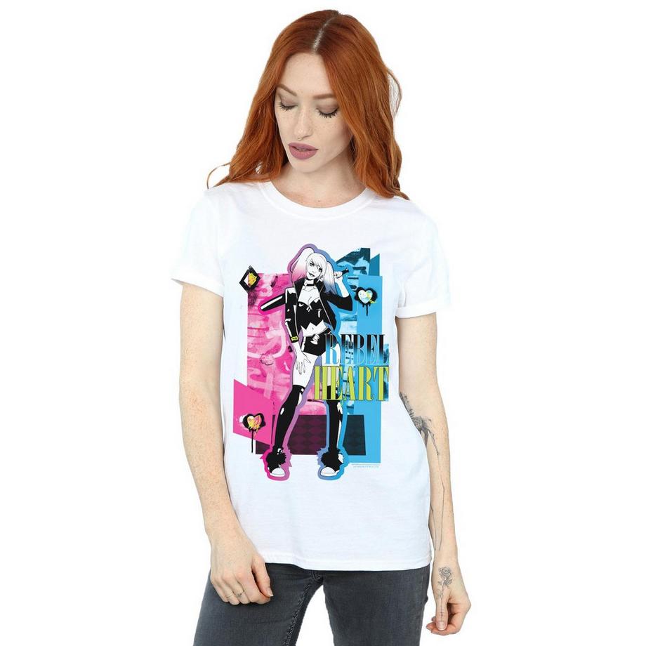 DC COMICS T-Shirt Imprimé Graphique Manches Courtes  