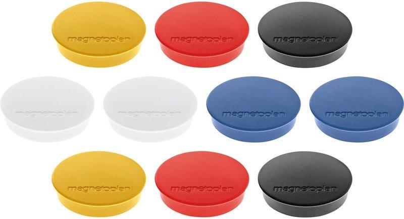 magnetoplan  MAGNETOPLAN Magnet Discofix Standard 30mm 1664210 assortiert 10 Stk. 