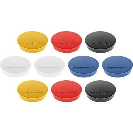 magnetoplan  MAGNETOPLAN Magnet Discofix Standard 30mm 1664210 assortiert 10 Stk. 