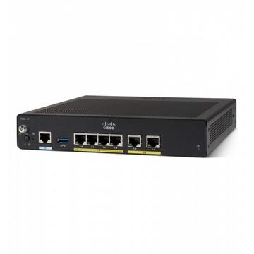 C927-4P router cablato Gigabit Ethernet Nero