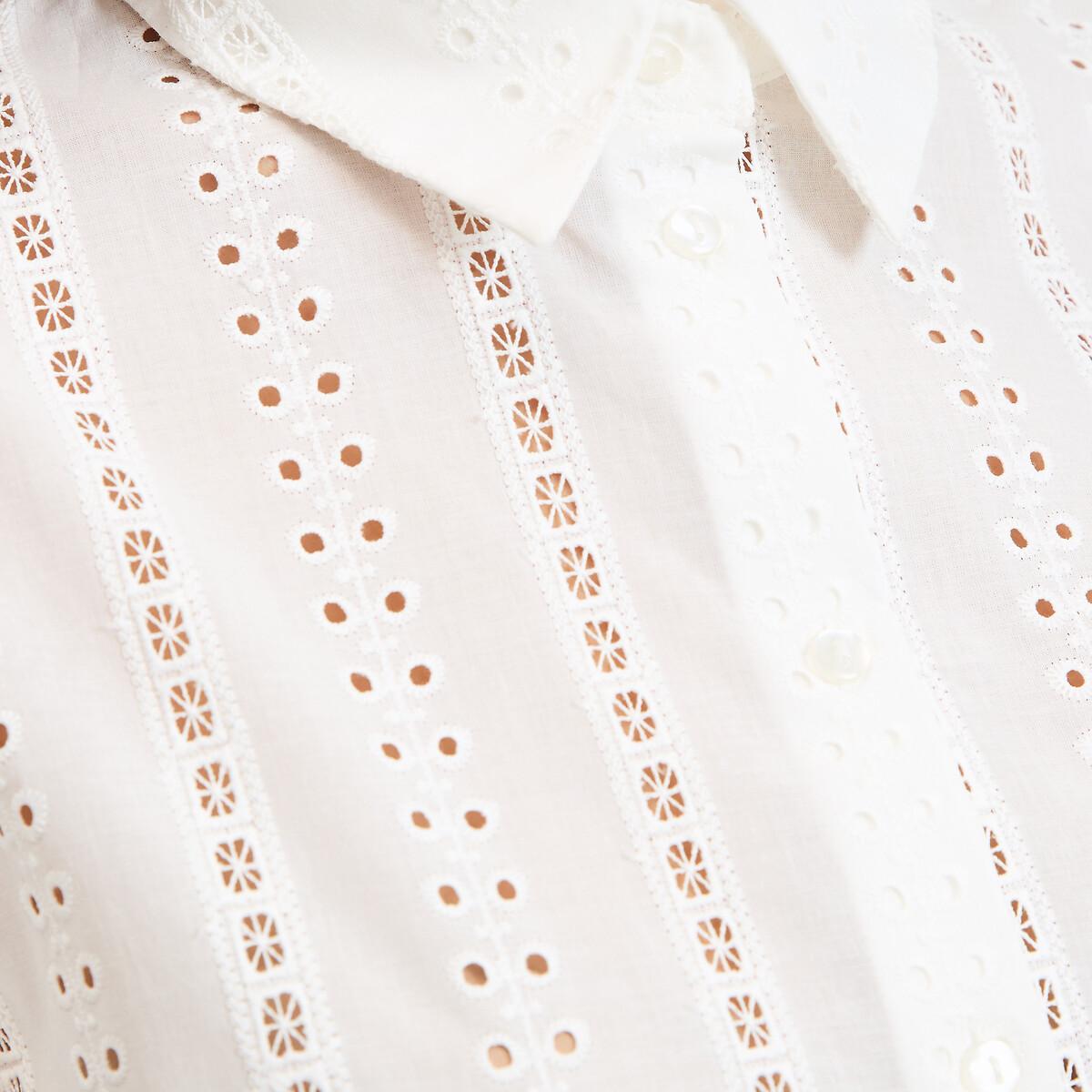 La Redoute Collections Weites Hemd aus englischer Stickerei  