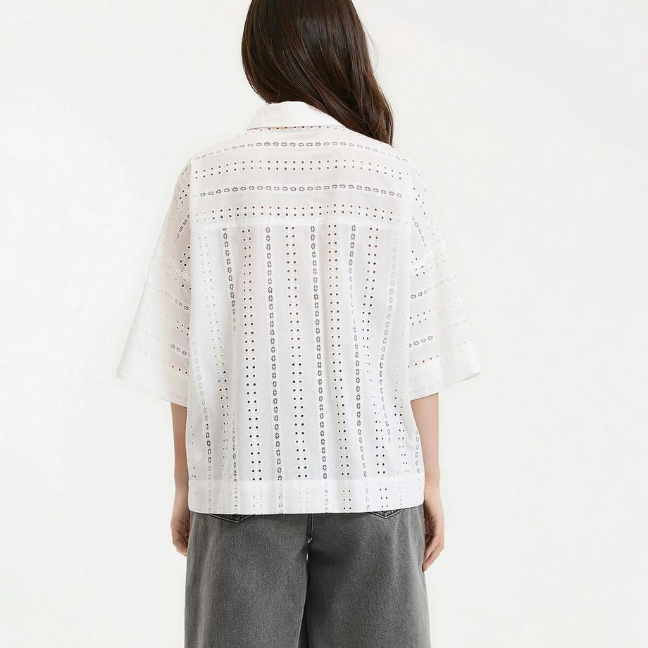 La Redoute Collections Camicia ampia in ricamo inglese  