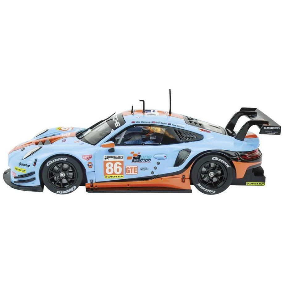 Carrera  Evolution Cars Porsche 911 RSR "Gulf Racing, Mike Wainwright, No.86″, Silverstone 2018 