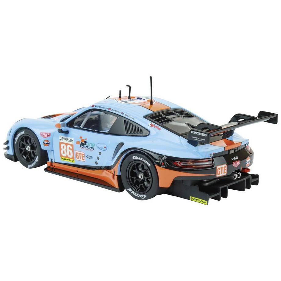Carrera  Evolution Cars Porsche 911 RSR "Gulf Racing, Mike Wainwright, No.86″, Silverstone 2018 