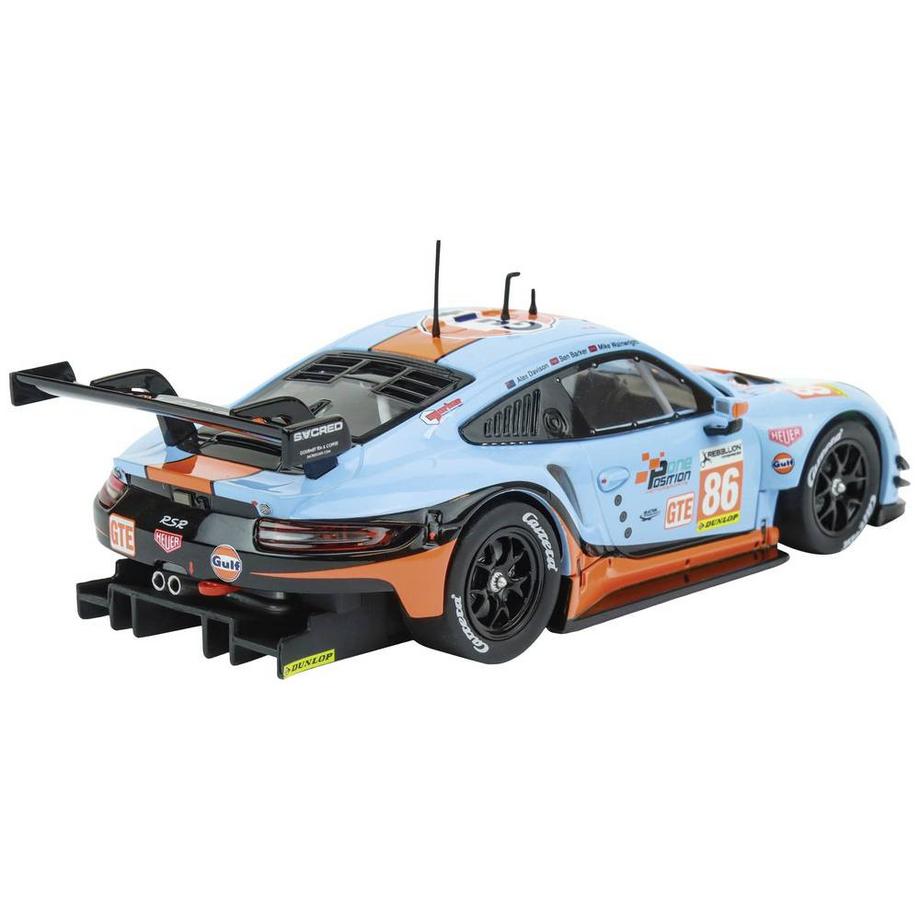 Carrera  Evolution Cars Porsche 911 RSR "Gulf Racing, Mike Wainwright, No.86″, Silverstone 2018 