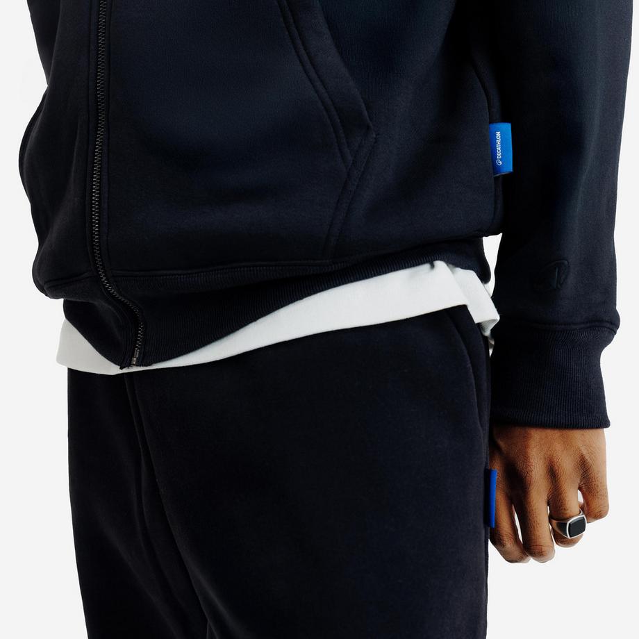 DECATHLON  Sweatjacke mit Reissverschluss Relax unisex, Elementals, 