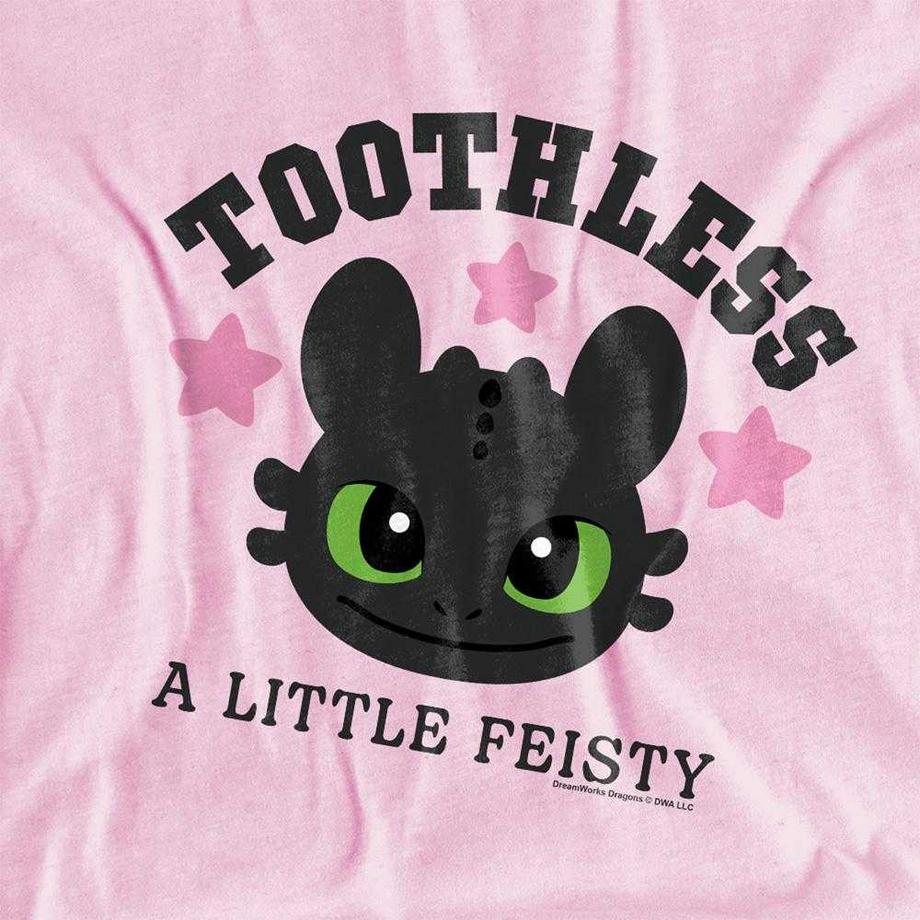 DRAGONS  A Little Feisty Maglietta Toothless 