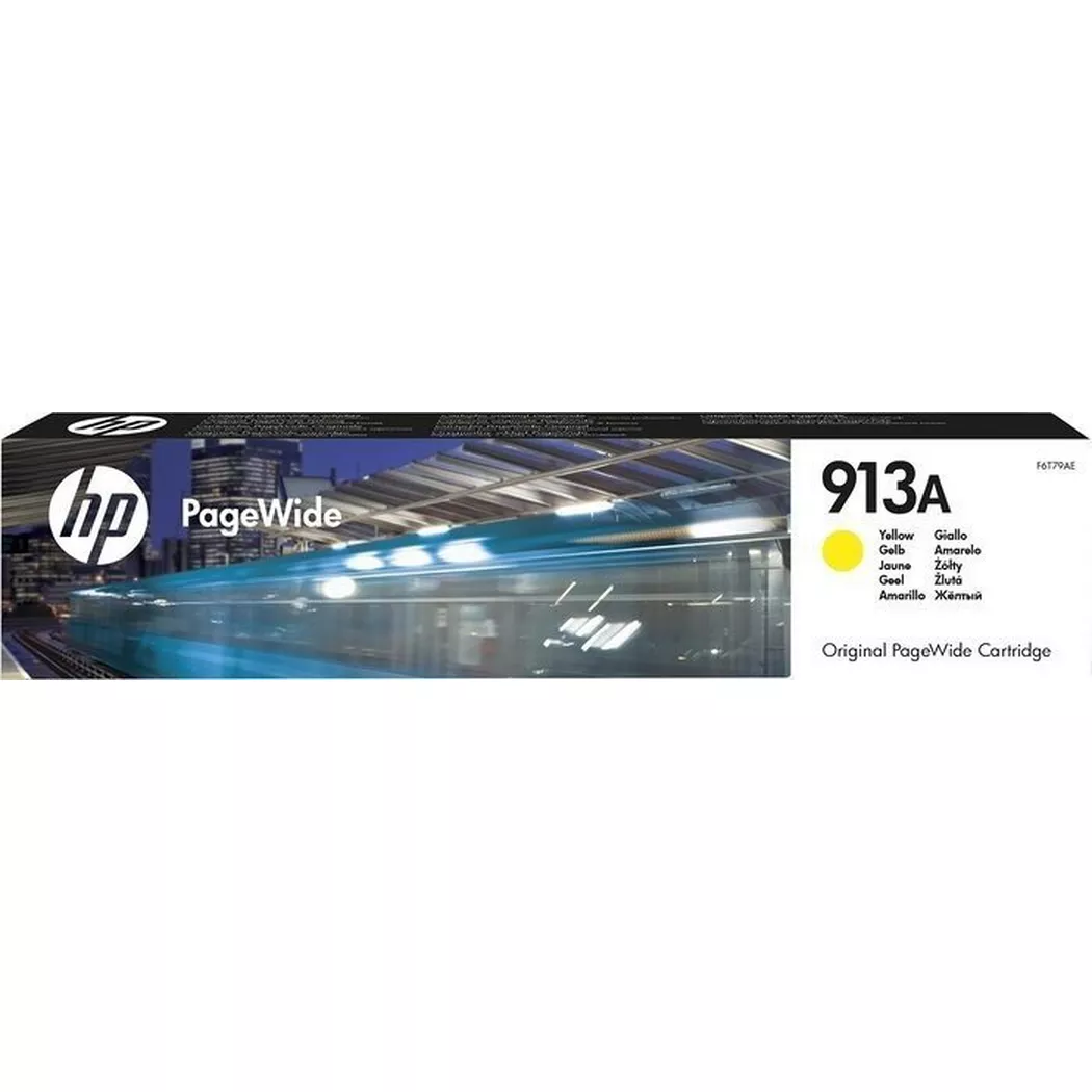HEWLETT PACKARD - HP PW-Cartridge 913A yellow F6T79AE PageWide Pro 352/452 3000 S., One Size