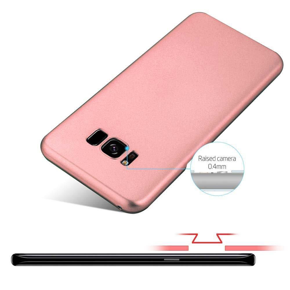 Cadorabo  Hülle für Samsung Galaxy S8 Hard Case in Metall Optik 