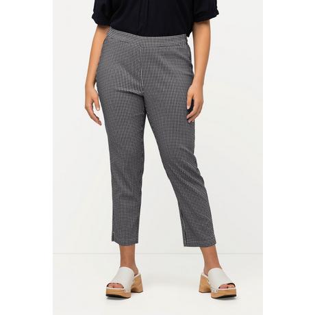 Ulla Popken Sienna Quadretto Vichy Pantaloni 7/8 Bengalina Altamente Elastici  