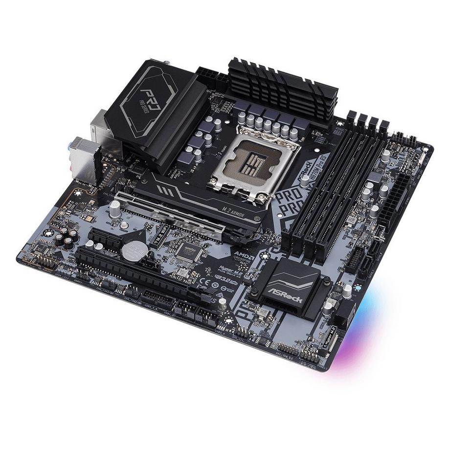 ASRock  H670M Pro RS Intel H670 LGA 1700 micro ATX 
