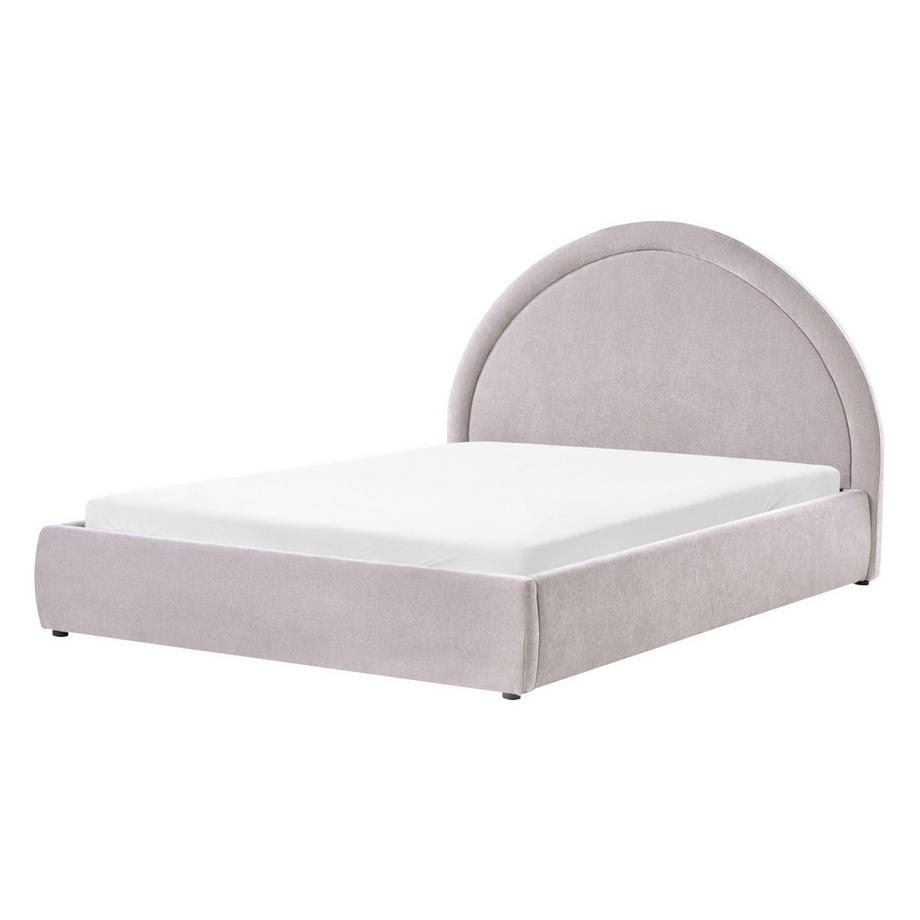 Beliani Lit ottoman en Tissu chenille Moderne MOUZON  
