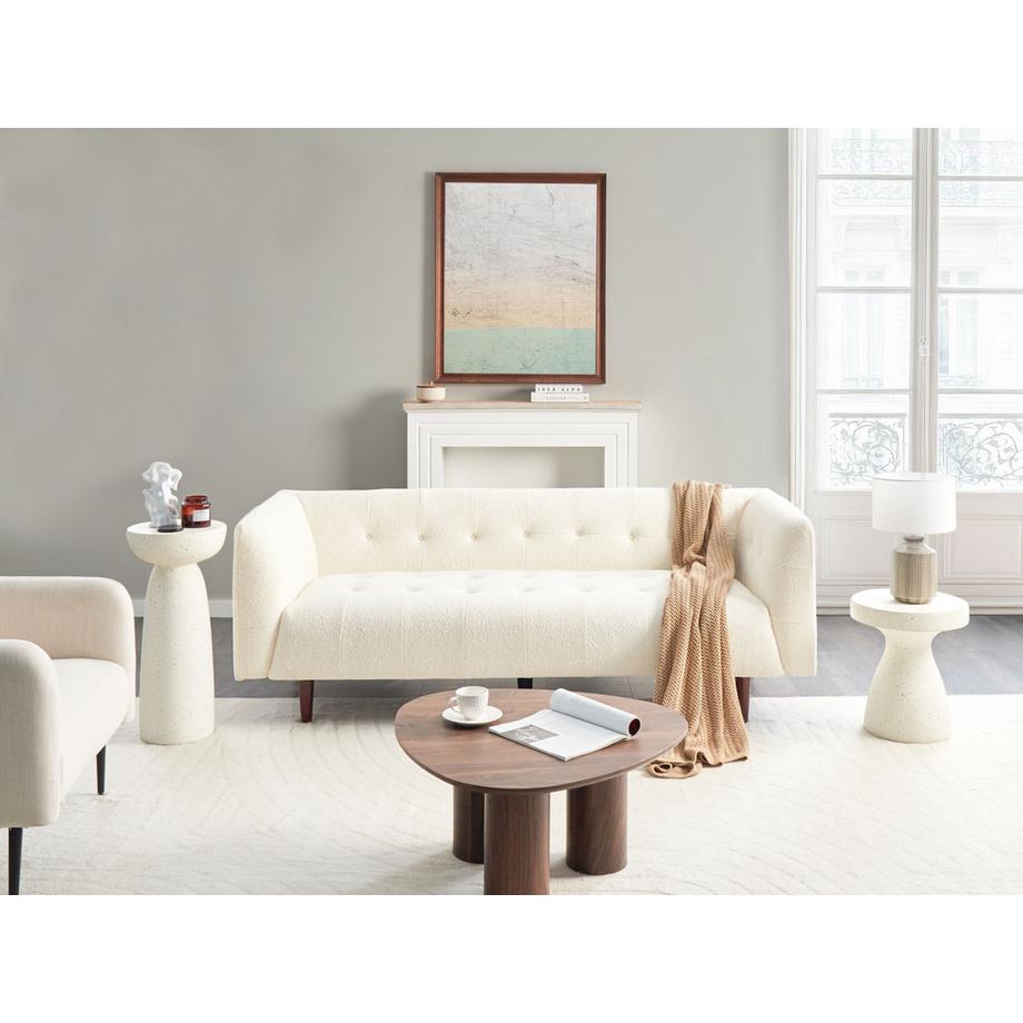 Beliani 3 Sitzer Sofa aus Bouclé  BYSKE  