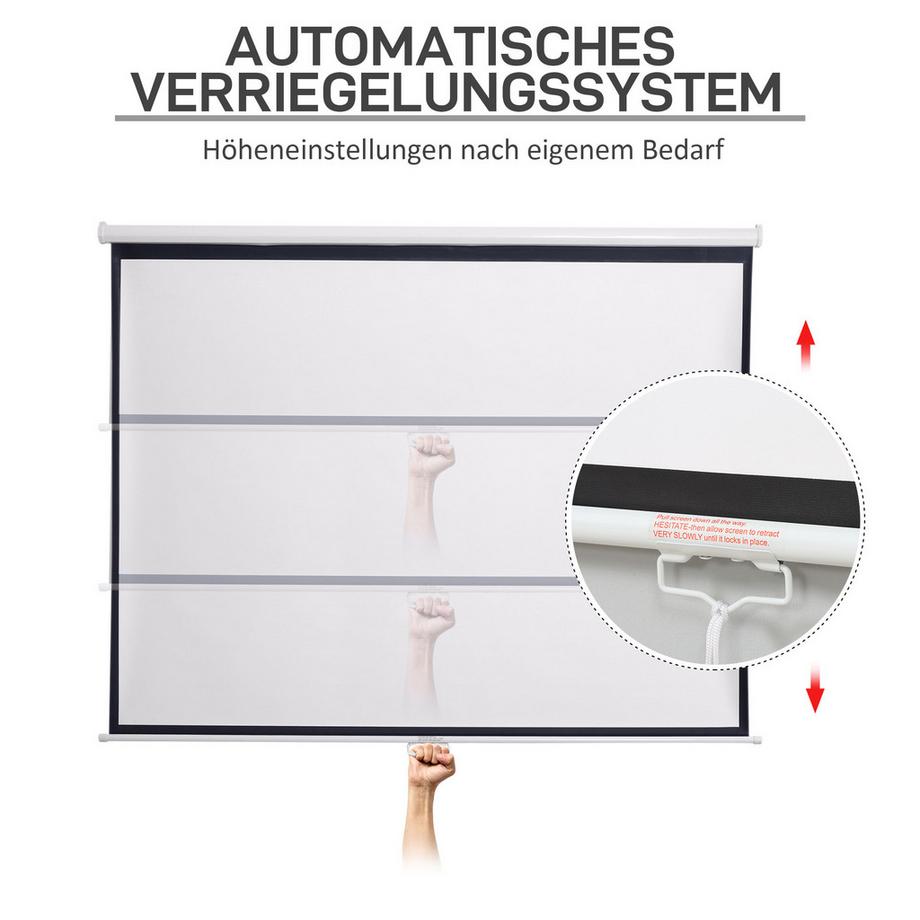 HOMCOM  Beamer Leinwand 