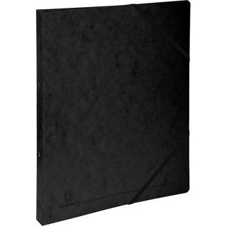 Exacompta EXACOMPTA Ringhefter 2.0cm 542551E schwarz, Gummiband, 2-Ring A4  