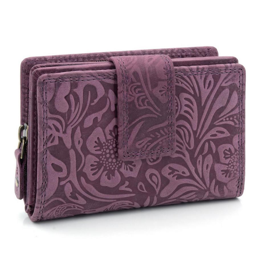 Portefeuille en cuir avec protection RFID