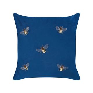 Beliani Dekokissen 2er Set aus Samtstoff Modern TALINUM  