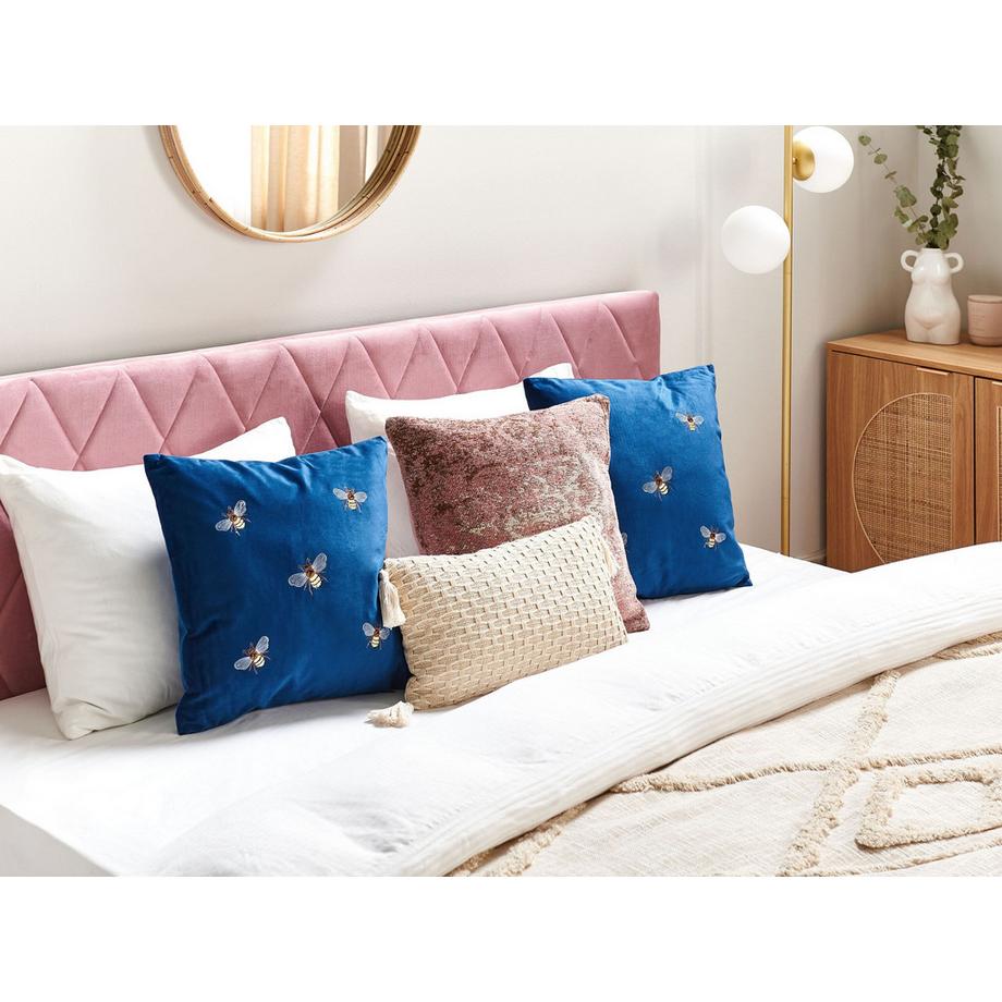 Beliani Set di 2 cuscini en Velluto  TALINUM  