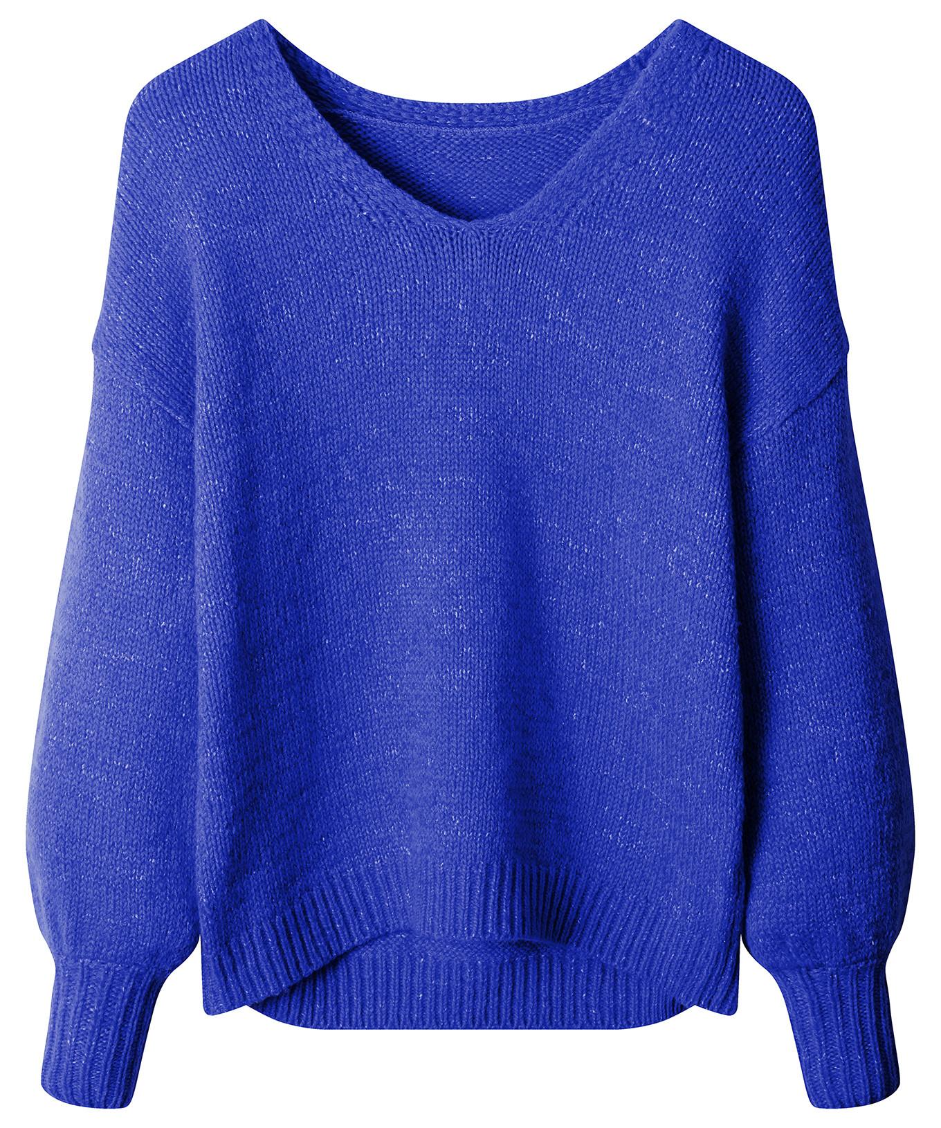 Joe Browns Einfacher Pullover mit V-Ausschnitt und überschnittenen Ärmeln  