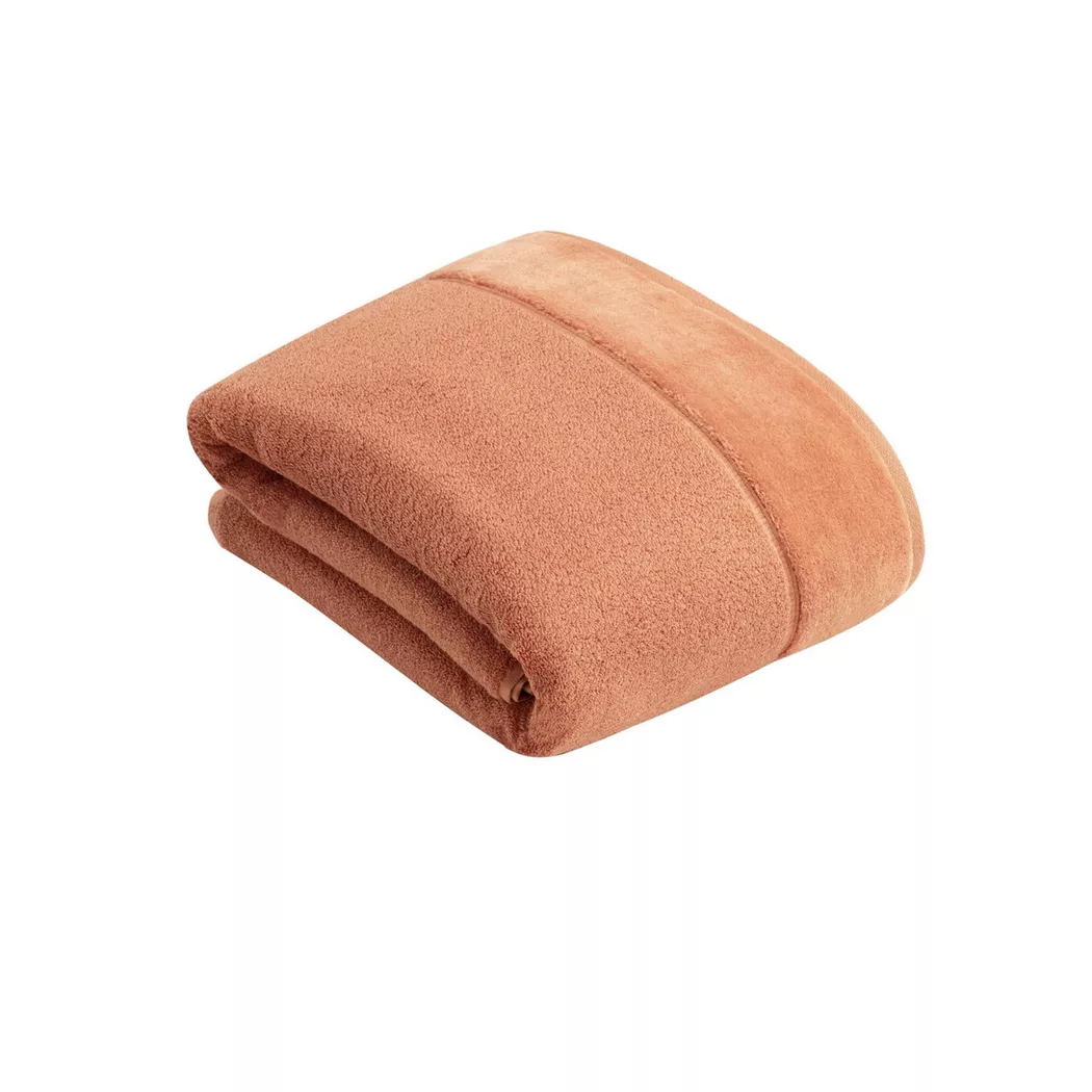 VOSSEN - Pure Badetuch, 100x150 cm, Cognac