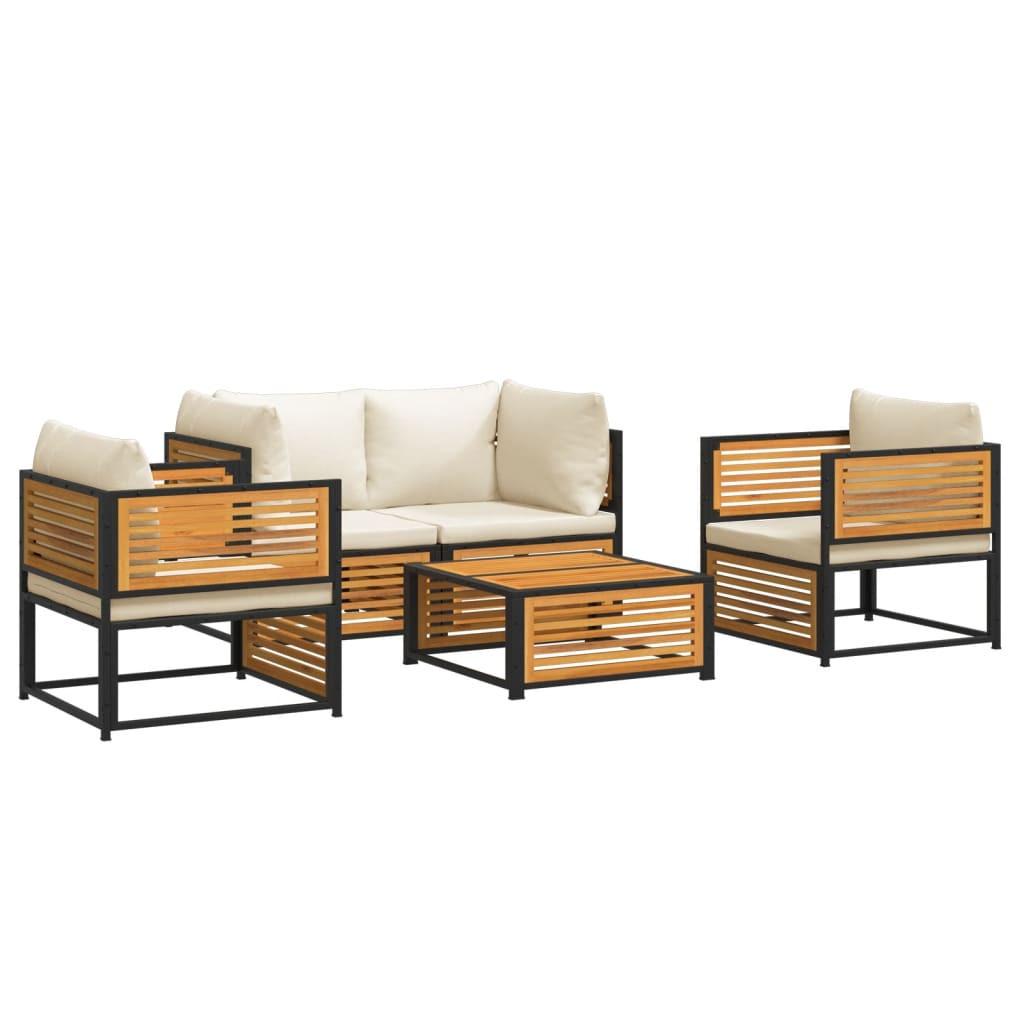 VidaXL set salotto da giardino Legno  