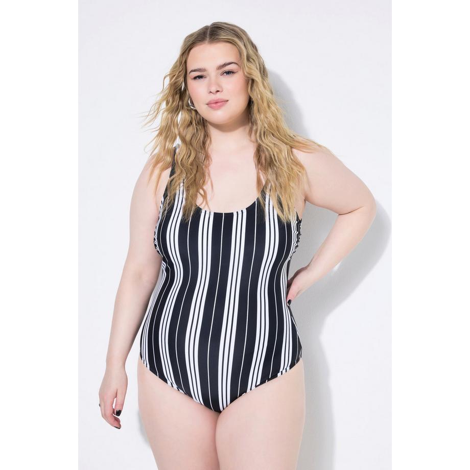 Studio Untold Costume da bagno a righe modellante coppe morbide  