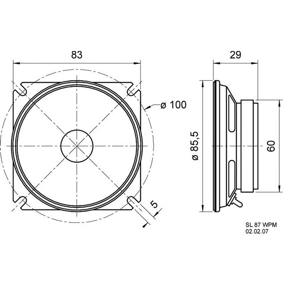 Visaton  Visaton VS-SL87WPM/4 