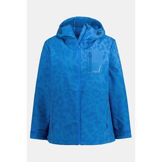 Ulla Popken  Veste softshell HYPAR, motif léopard tendance, imperméable 