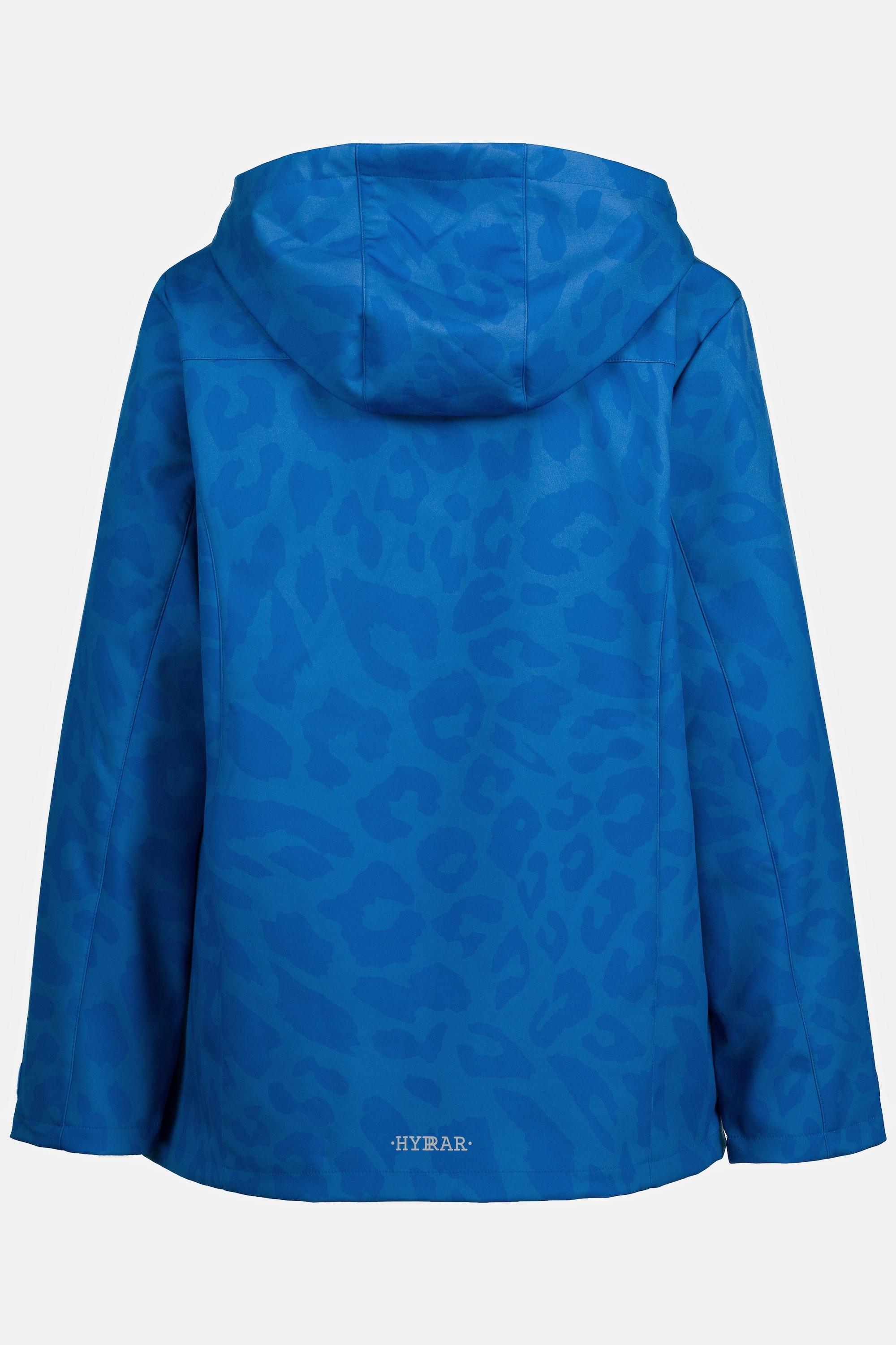 Ulla Popken  Veste softshell HYPAR, motif léopard tendance, imperméable 