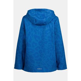 Ulla Popken  Veste softshell HYPAR, motif léopard tendance, imperméable 