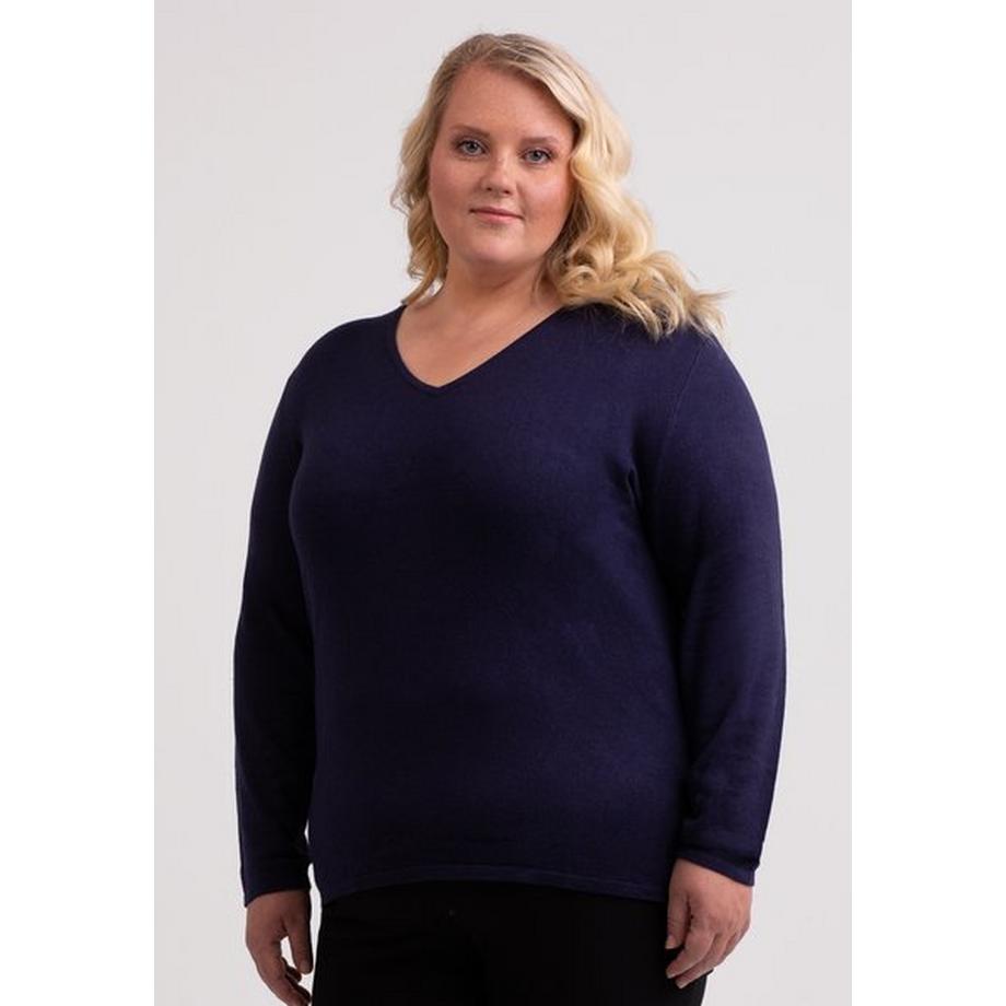 CASH-MERE.CH Soie Cachemire Pull Col V  