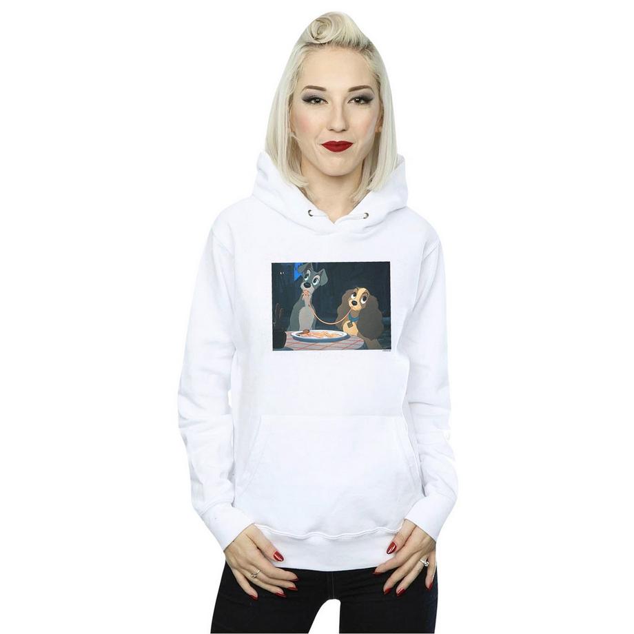 Disney Lady And The Tramp Spaghetti Slurp Sweat à capuche  