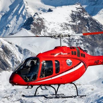 Vol en hélicoptère au-dessus des Alpes bernoises - 45 minutes (pour 1 personne)