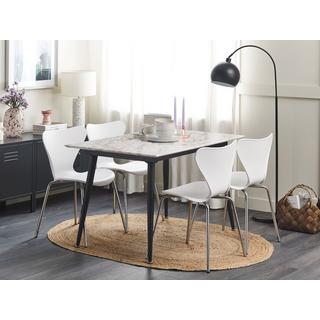 Beliani Table de repas en MDF Glamour EFTALIA  