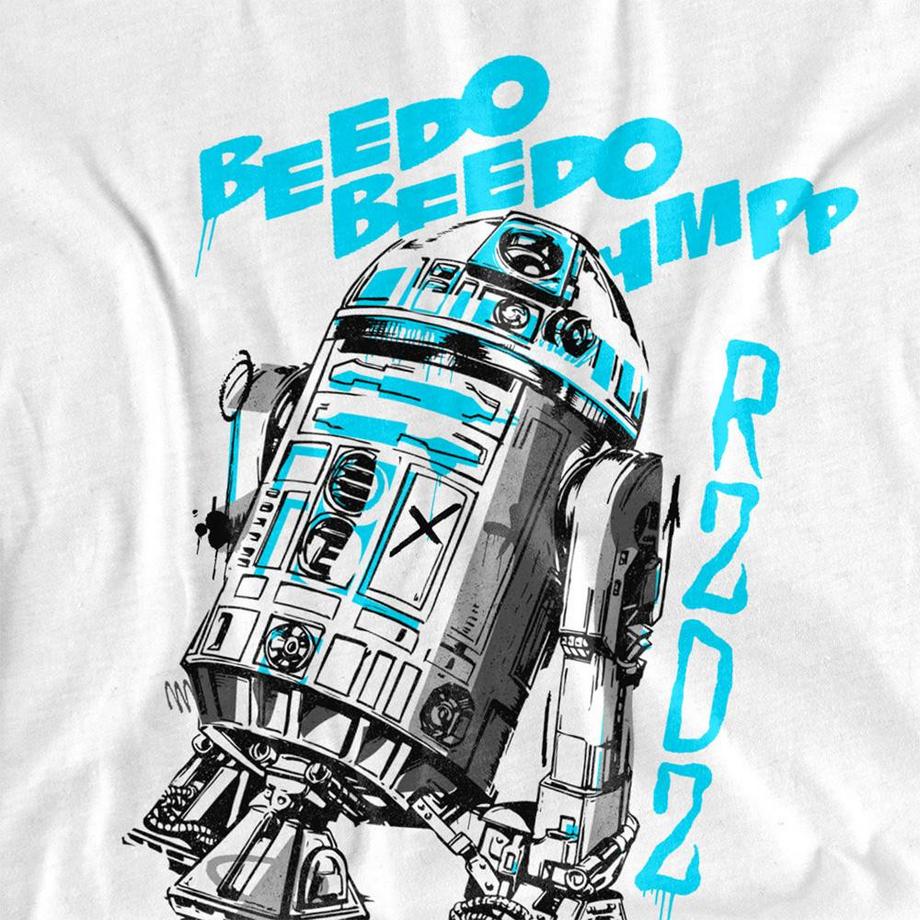 STAR WARS Star Wars R2D2 Beedo Beedo Bmp T-Shirt Manches Longues  