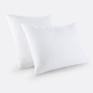 Festes Kopfkissen mit Bezug aus Bio-Baumwolle