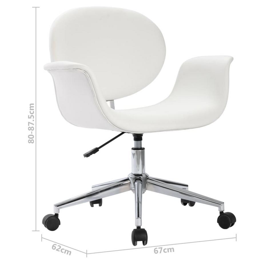 VidaXL Chaise de salle à manger cuir artificiel  