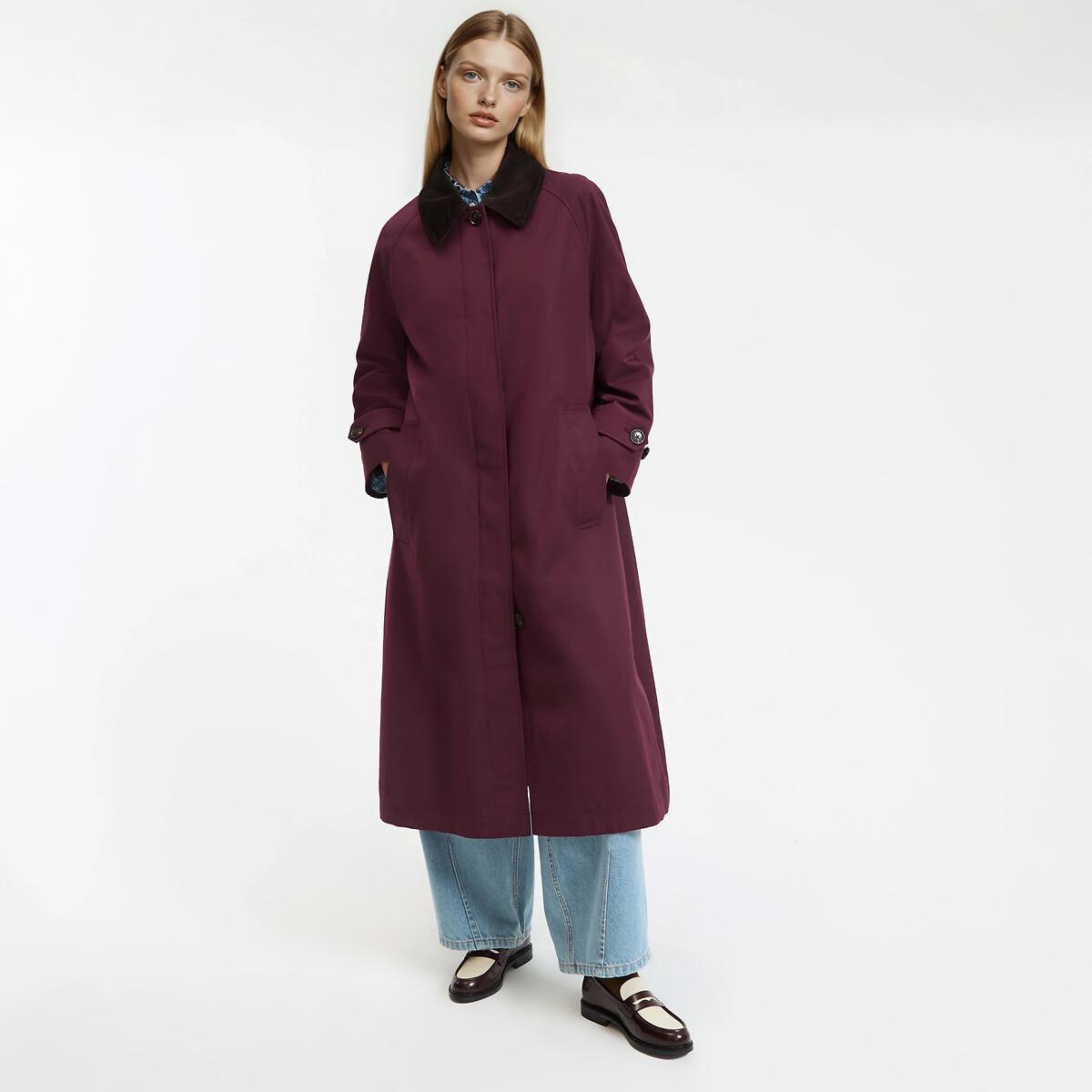 La Redoute Collections Langer Trenchcoat Knopfverschluss  