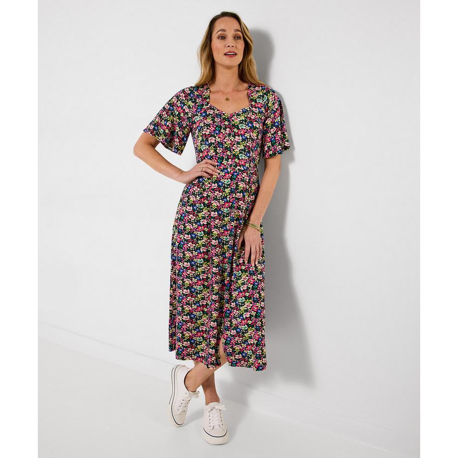 Joe Browns Jerseykleid mit Blumenmuster  