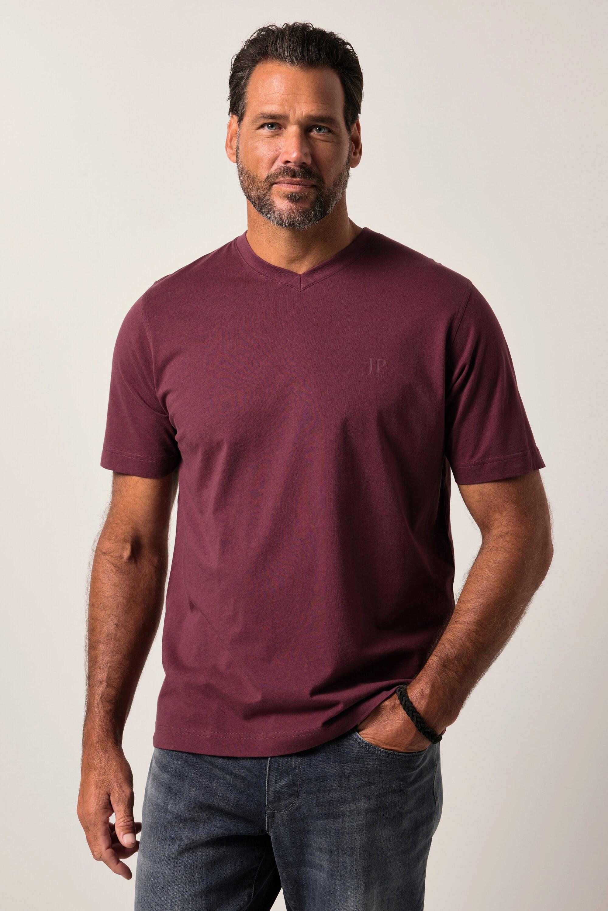 JP1880 T-Shirt Basique Col V Manches Courtes Lot de 2  