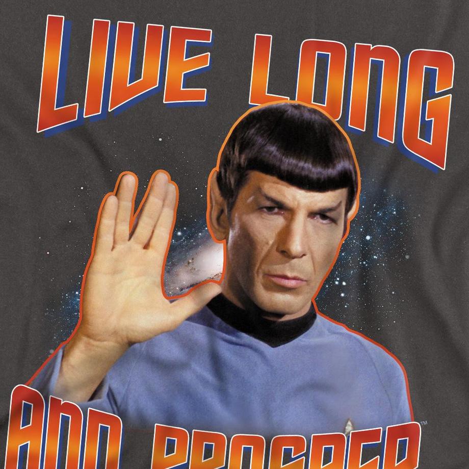Star Trek Maglietta Live Long And Prosper  