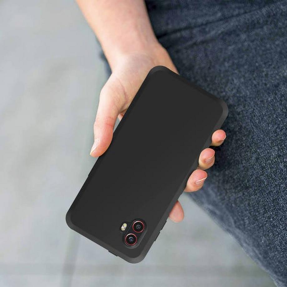 Avizar  Coque Galaxy Xcover 6 Pro Silicone Noir 