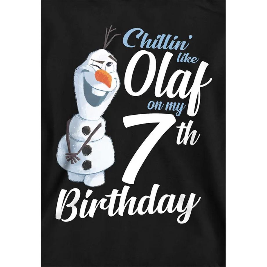 FROZEN  Sweat À Capuche 7ème Anniversaire Chillin Like Olaf 