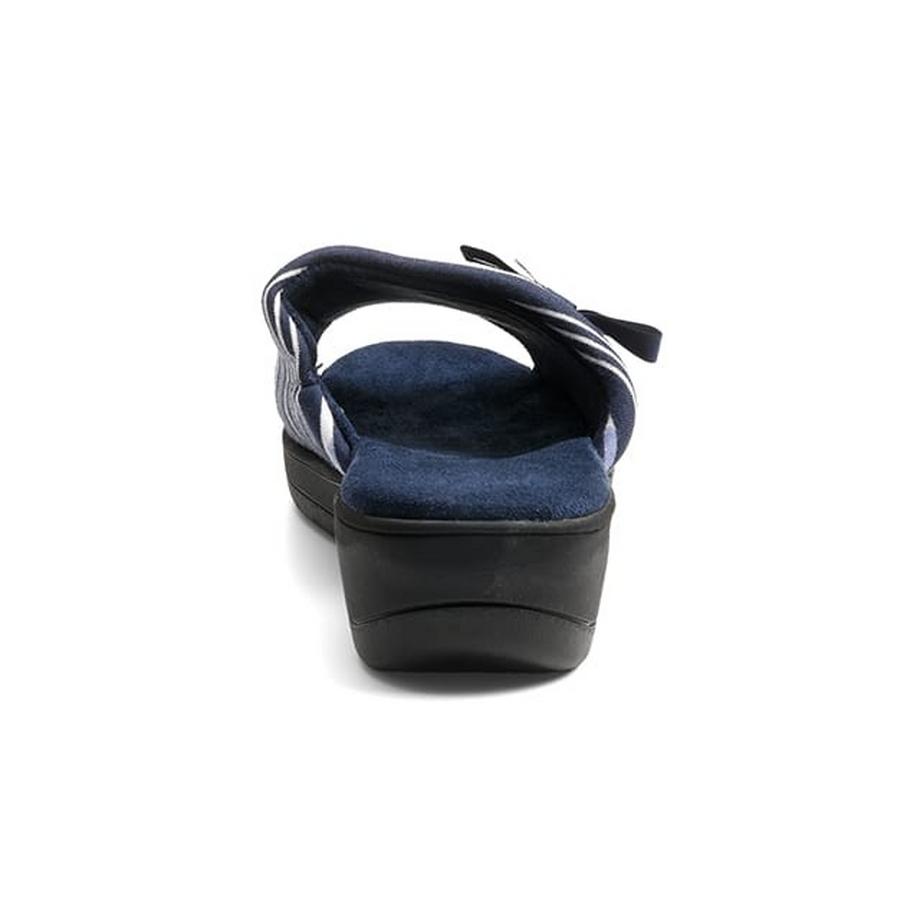 isotoner Pantofole con zeppa a righe  