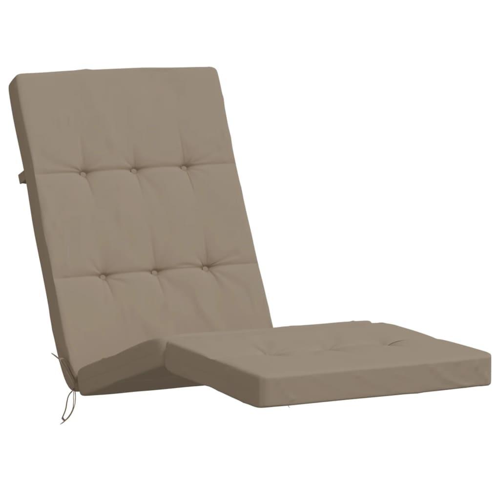 VidaXL Coussin de chaise longue tissu  