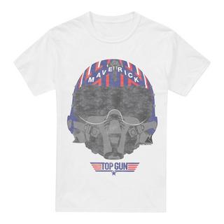 Top Gun Top Gun Maverick Casco Stampa T-Shirt  