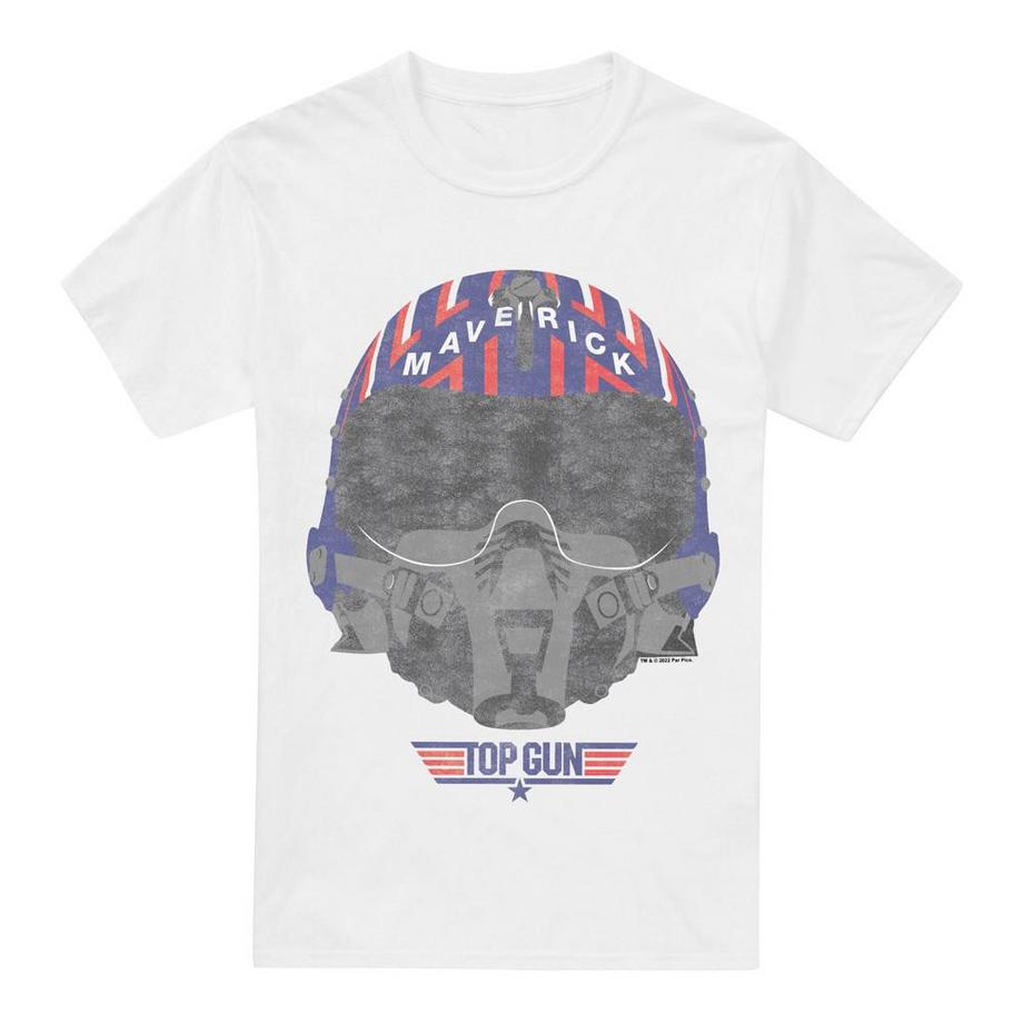 Top Gun Top Gun Maverick Casque Imprimé T-Shirt  